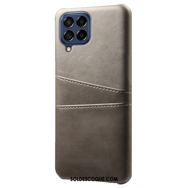 Coque Samsung Galaxy M53 5G Effet Cuir Porte-Cartes