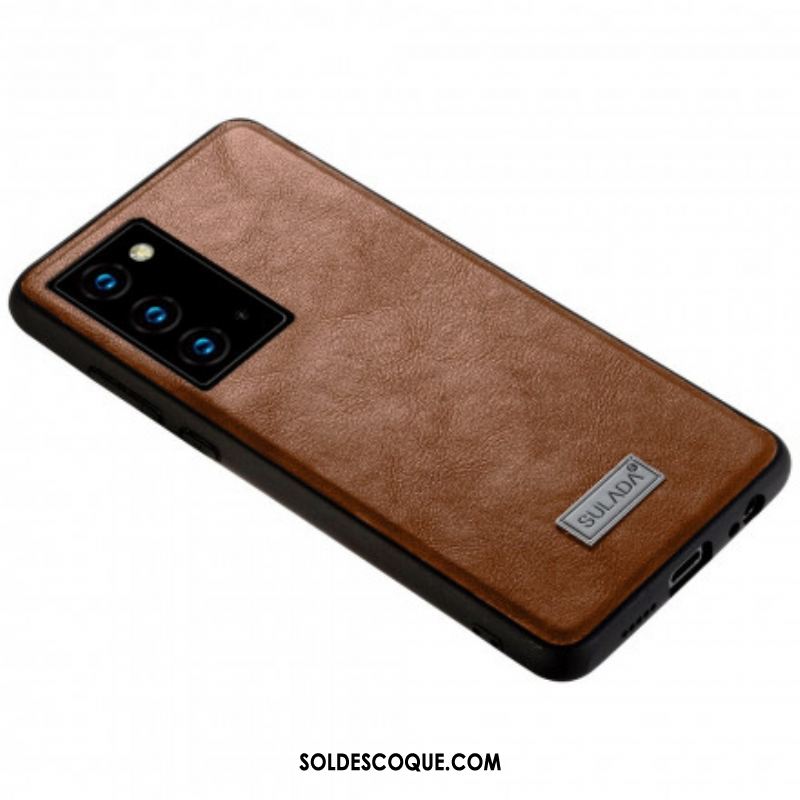 Coque Samsung Galaxy Note 20 SULADA Effet Cuir