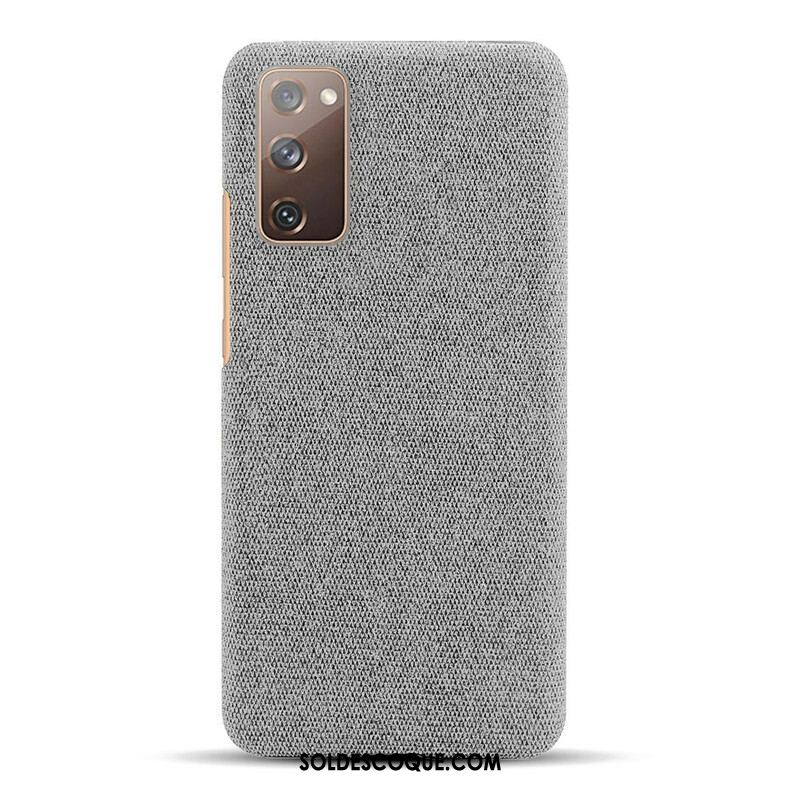 Coque Samsung Galaxy S20 FE Texture Tissu