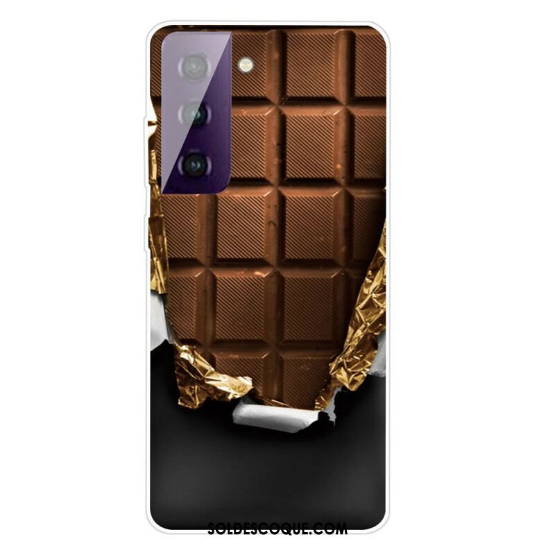 Coque Samsung Galaxy S21 FE Flexible Chocolat