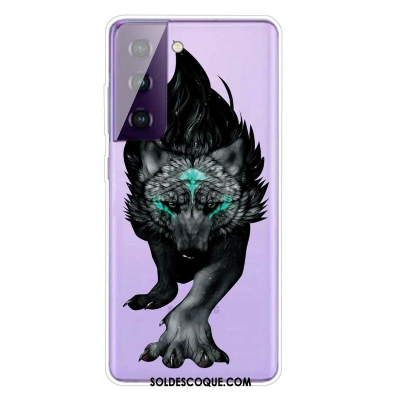 Coque Samsung Galaxy S21 FE Loup Royal