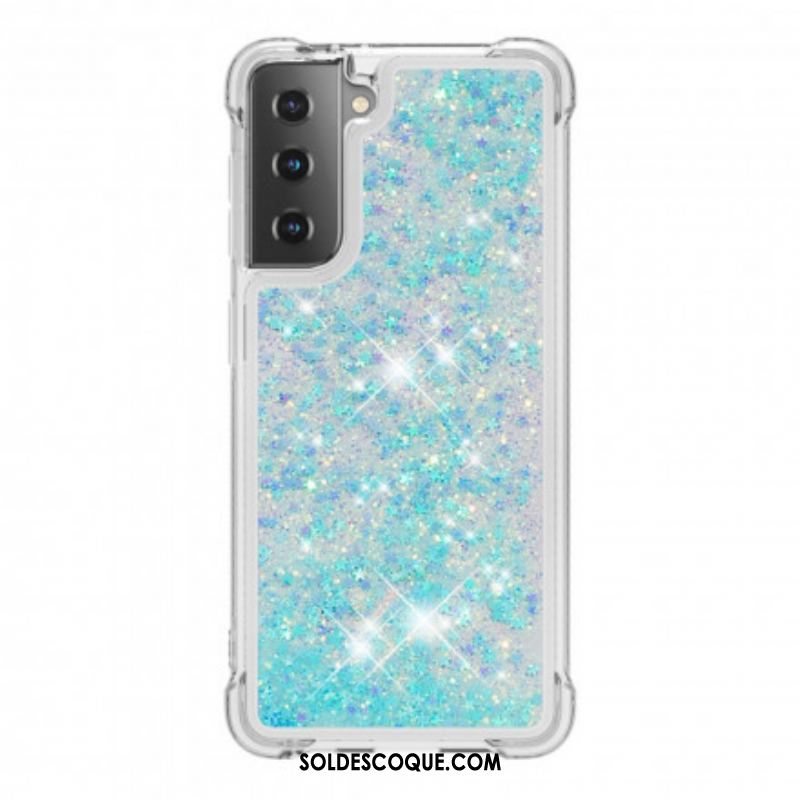 Coque Samsung Galaxy S21 Plus 5G Désires Paillettes