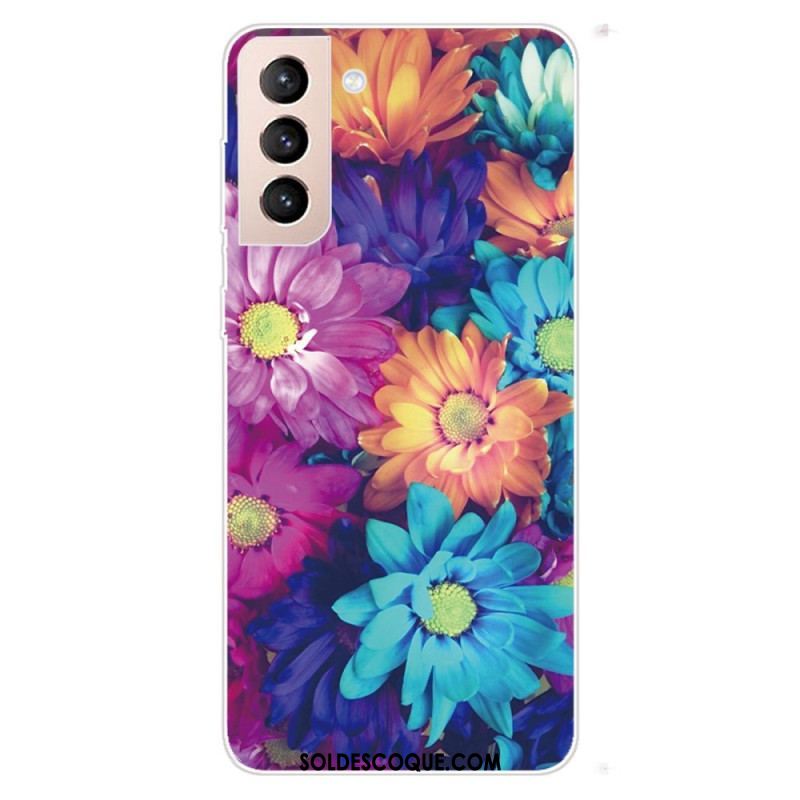 Coque Samsung Galaxy S22 5G Flexible Fleurs