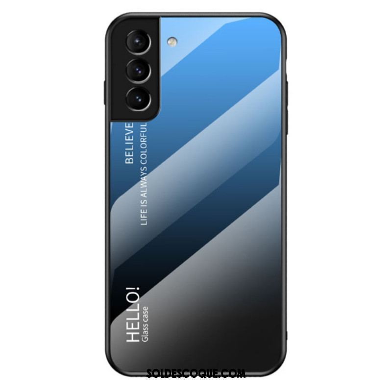 Coque Samsung Galaxy S22 Plus 5G Verre Trempé Hello