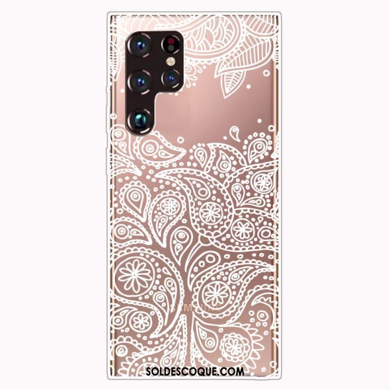 Coque Samsung Galaxy S22 Ultra 5G Mandala Stylé