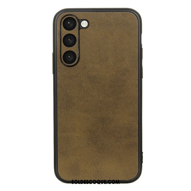 Coque Samsung Galaxy S23 5G Effet Cuir Look Raffiné