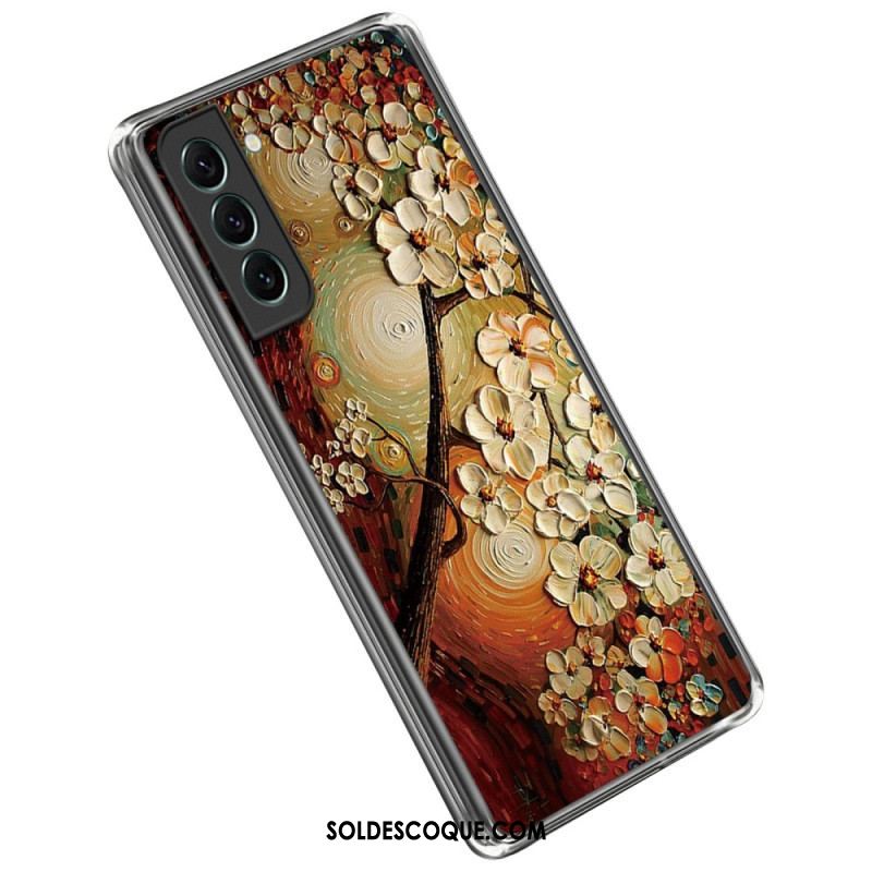 Coque Samsung Galaxy S23 5G Flexible Fleurs