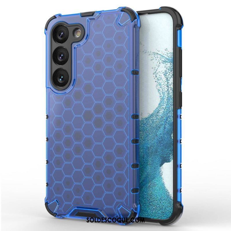 Coque Samsung Galaxy S23 5G Style Nid d'Abeille