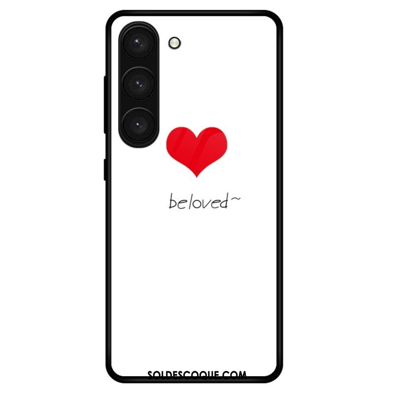 Coque Samsung Galaxy S23 Plus 5G Verre Trempé Coeur