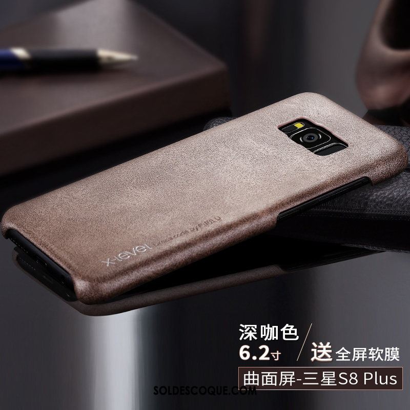 Coque Samsung Galaxy S8+ Créatif Étui En Cuir Très Mince Incassable Fluide Doux Pas Cher