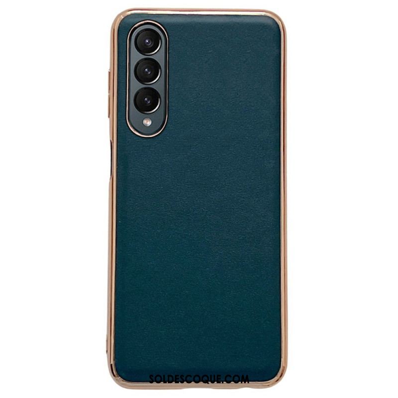 Coque Samsung Galaxy Z Fold 4 Simili Cuir Premium Uni