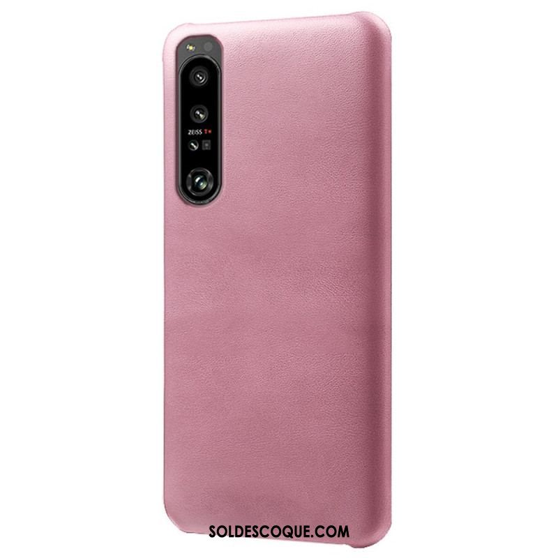 Coque Sony Xperia 1 IV Effet Cuir