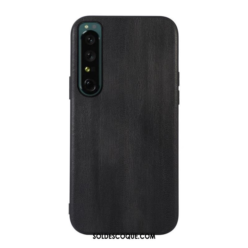 Coque Sony Xperia 1 IV Simili Cuir