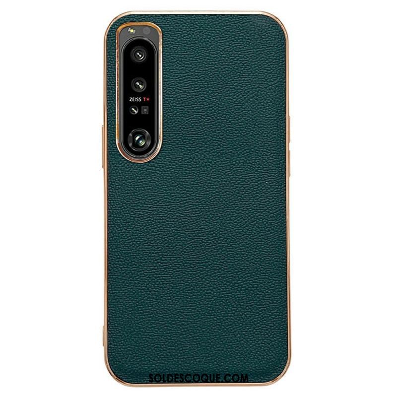 Coque Sony Xperia 1 IV Vrai Cuir