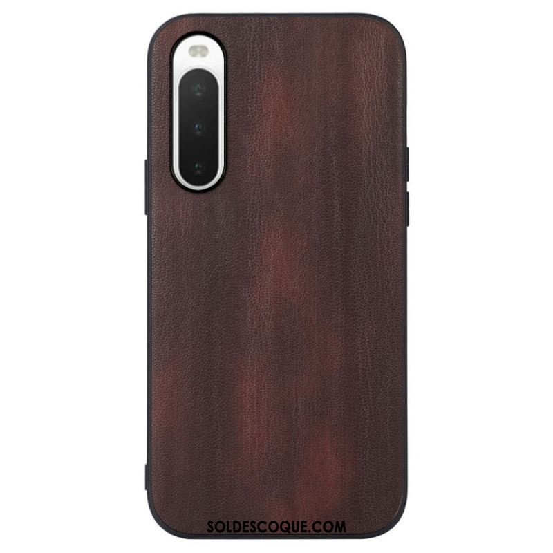 Coque Sony Xperia 10 IV Texture Cuir