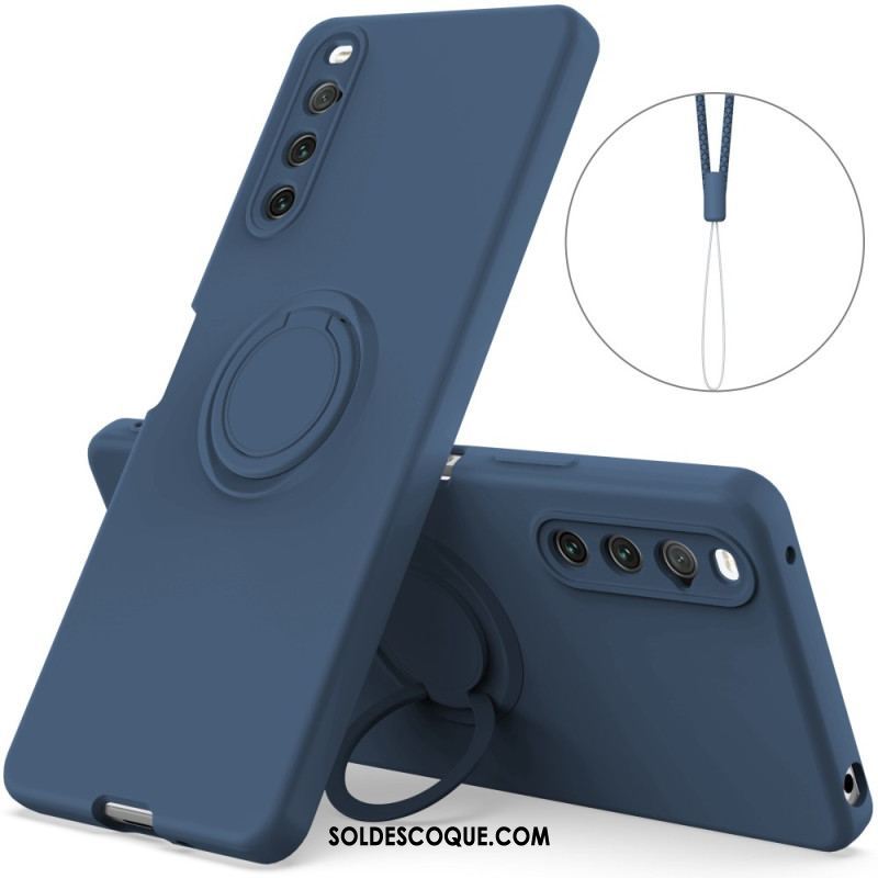 Coque Sony Xperia 10 IV Unie Anneau-Support