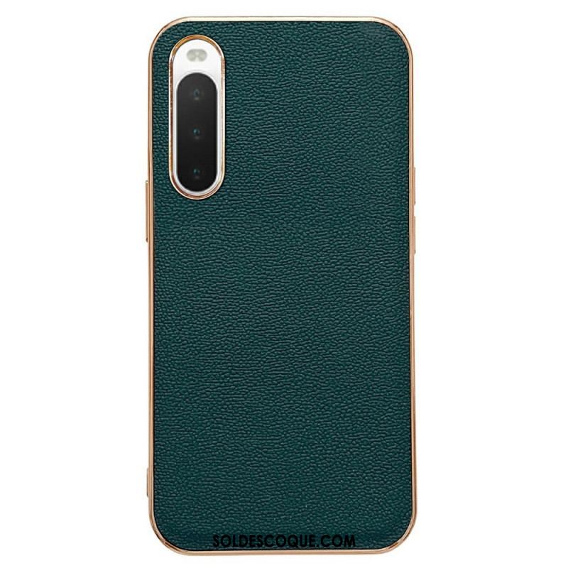 Coque Sony Xperia 10 IV Véritable Cuir Color