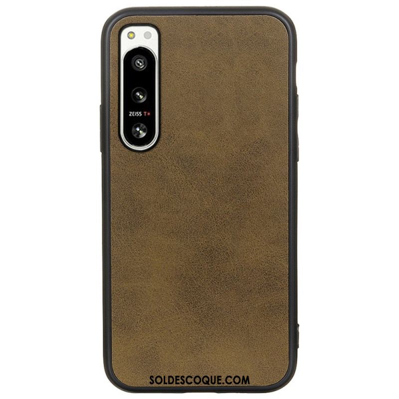 Coque Sony Xperia 5 IV Effet Cuir