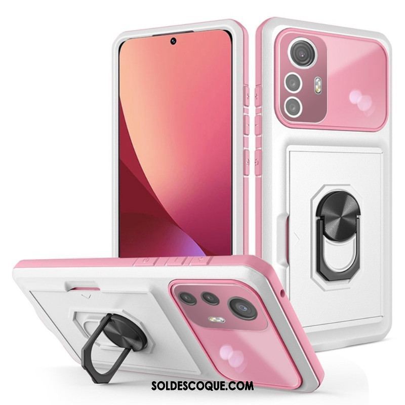 Coque Xiaomi 12 / 12X Anneau-Support et Porte-Carte