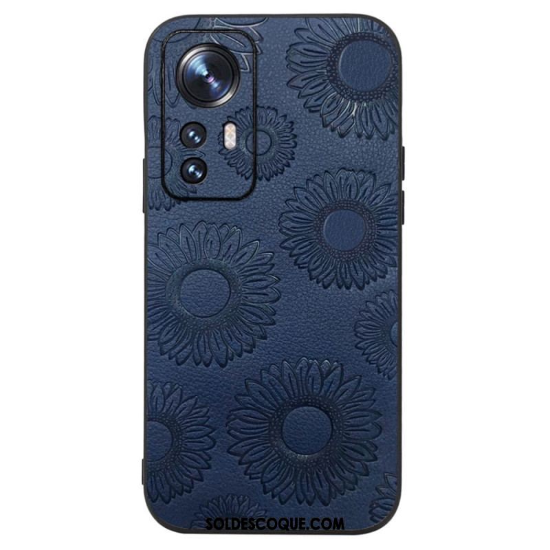 Coque Xiaomi 12 / 12X Simili Cuir Tournesols