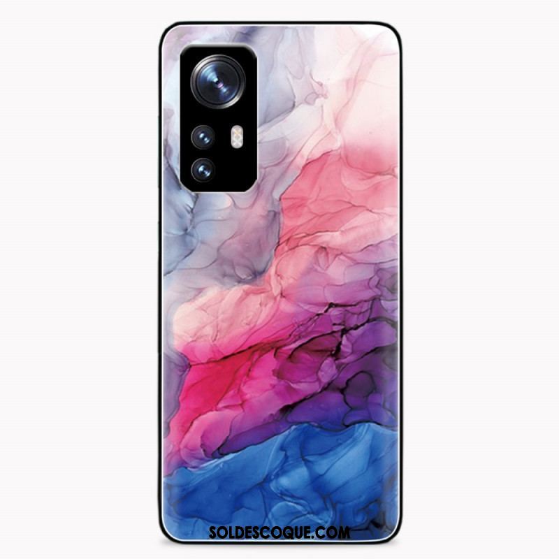 Coque  Xiaomi 12 / 12X  Verre Trempé Marbre Aquarelle