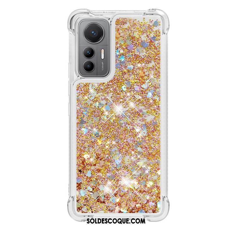 Coque Xiaomi 12 Lite Paillettes Colorées