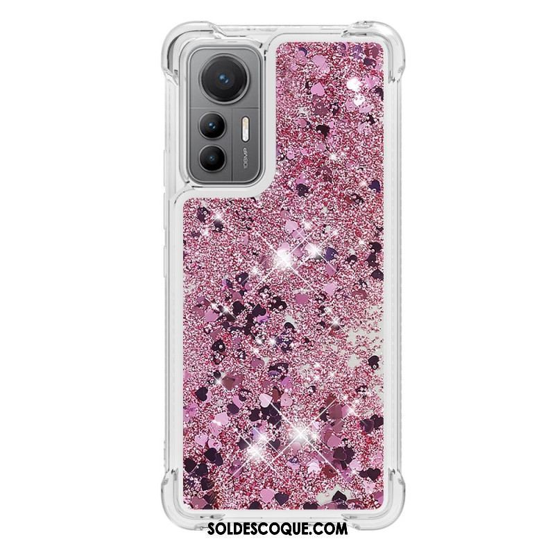 Coque Xiaomi 12 Lite Paillettes Colorées