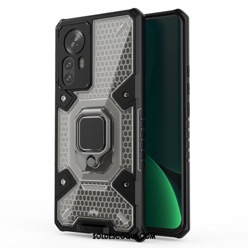 Coque Xiaomi 12 Pro Nid d'Abeille avec Anneau-Support