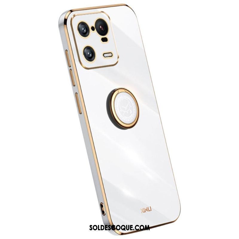 Coque Xiaomi 13 Pro Effet Métal Anneau-Support XINLI