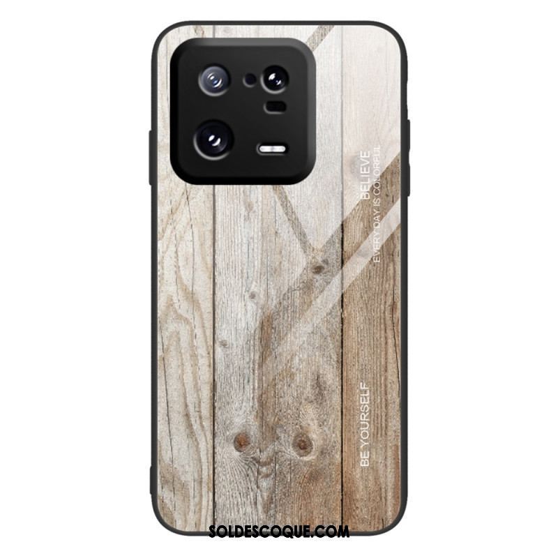 Coque Xiaomi 13 Pro Verre Trempé Design Bois