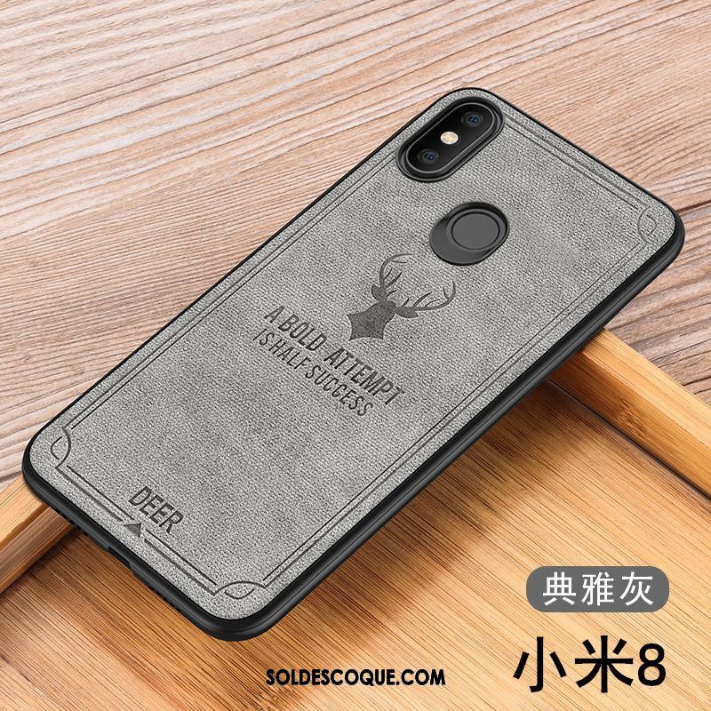 Coque Xiaomi Mi 8 Marque De Tendance Créatif Orange Protection Personnalité Pas Cher