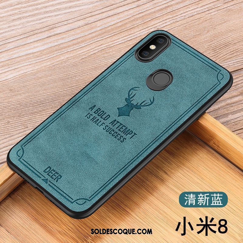 Coque Xiaomi Mi 8 Marque De Tendance Créatif Orange Protection Personnalité Pas Cher