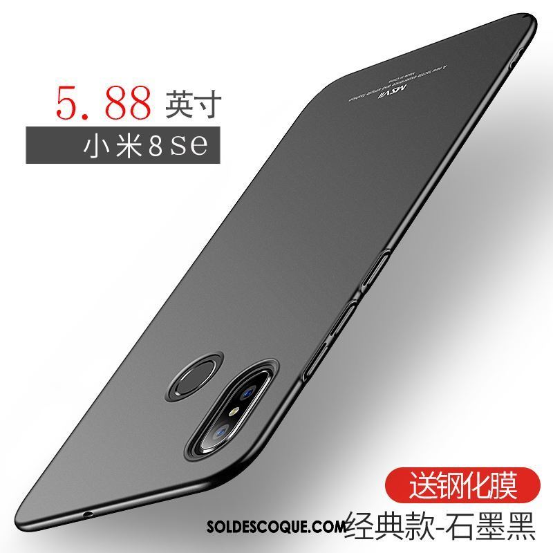 Coque Xiaomi Mi 8 Se Incassable Délavé En Daim Protection Légères Tendance En Vente