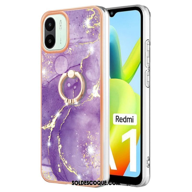 Coque Xiaomi Redmi A1 Marbre avec Anneau-Support