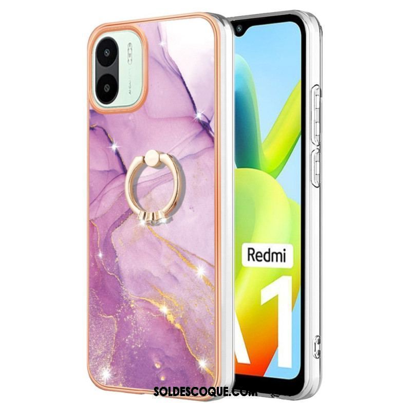 Coque Xiaomi Redmi A1 Marbre avec Anneau-Support