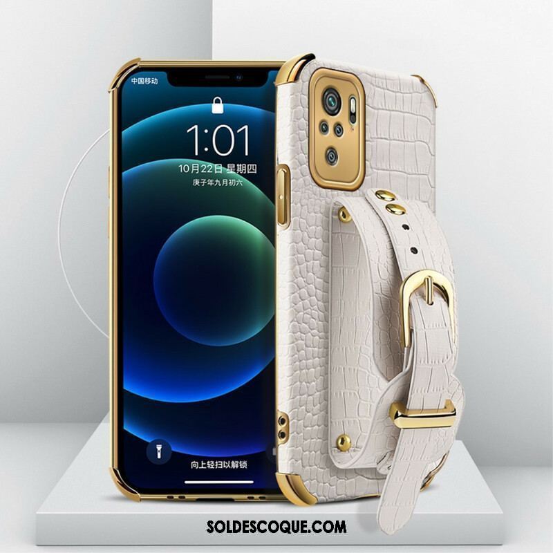 Coque Xiaomi Redmi Note 10/10S/Poco M5s Croco Bracelet