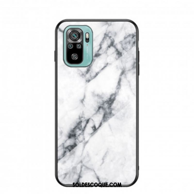 Coque Xiaomi Redmi Note 10/10S/Poco M5s Verre Trempé Marble Colors