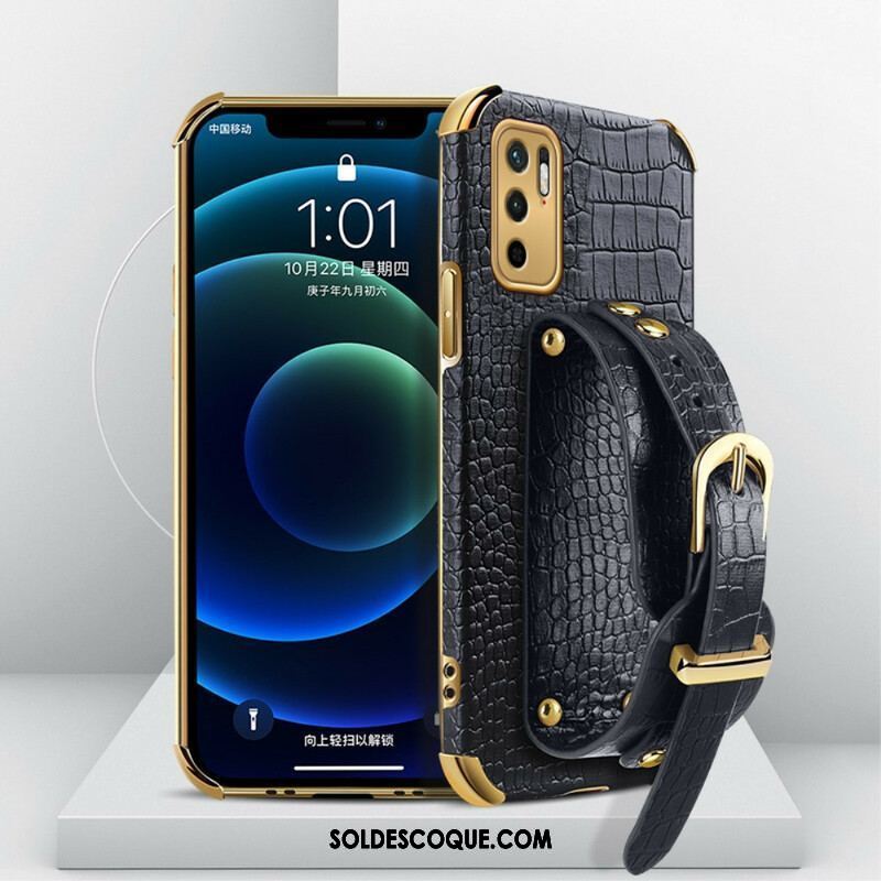 Coque Xiaomi Redmi Note 10 5G / Poco M3 Pro 5G Croco Bracelet