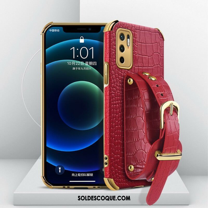 Coque Xiaomi Redmi Note 10 5G / Poco M3 Pro 5G Croco Bracelet