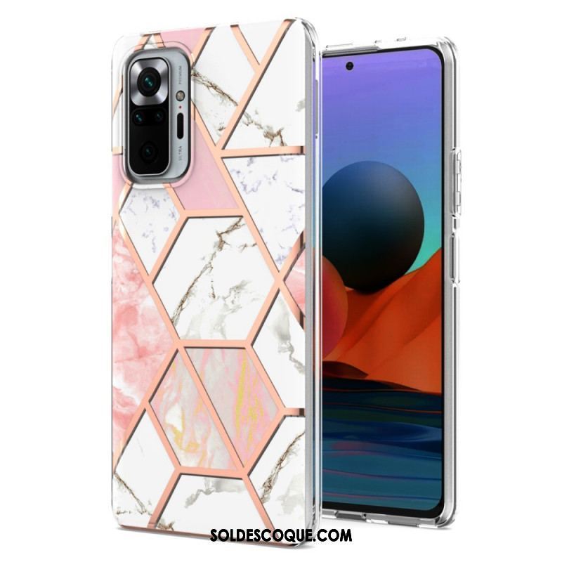 Coque Xiaomi Redmi Note 10 Pro Marbre Géométrie Intense