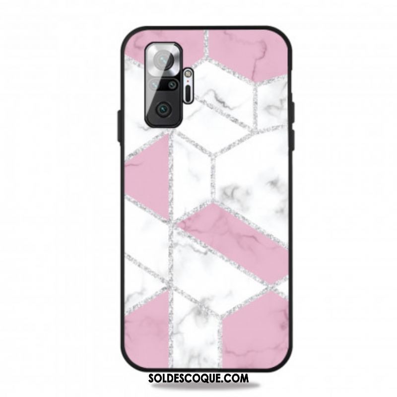 Coque Xiaomi Redmi Note 10 Pro Marbre Paillettes