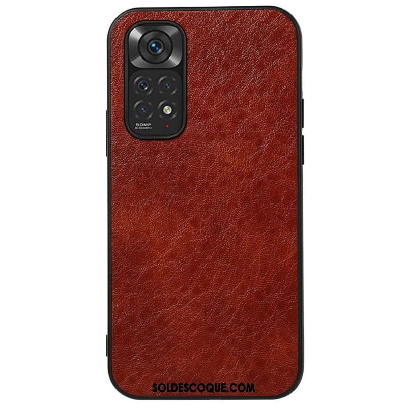 Coque Xiaomi Redmi Note 11 / 11s Simili Cuir Texturé