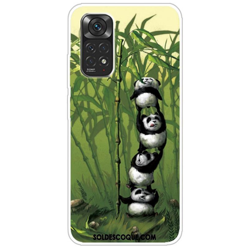 Coque Xiaomi Redmi Note 11 / 11s Tas de Pandas