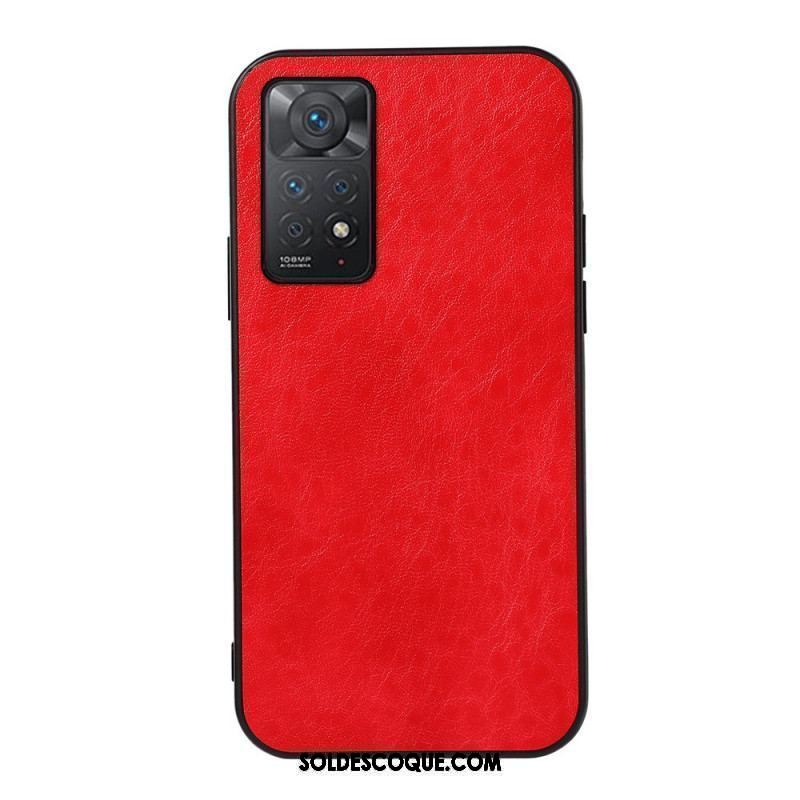 Coque Xiaomi Redmi Note 11 Pro / Note 11 Pro 5G Simili Cuir Texturé