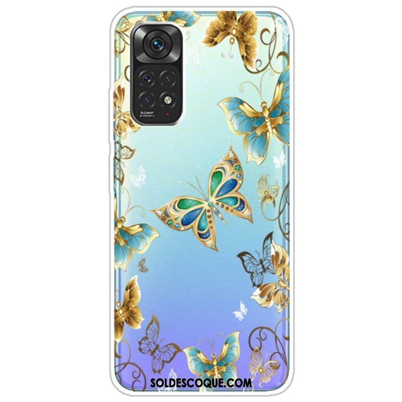 Coque Xiaomi Redmi Note 11 Pro /  Note 11 Pro 5G Vol de Papillons