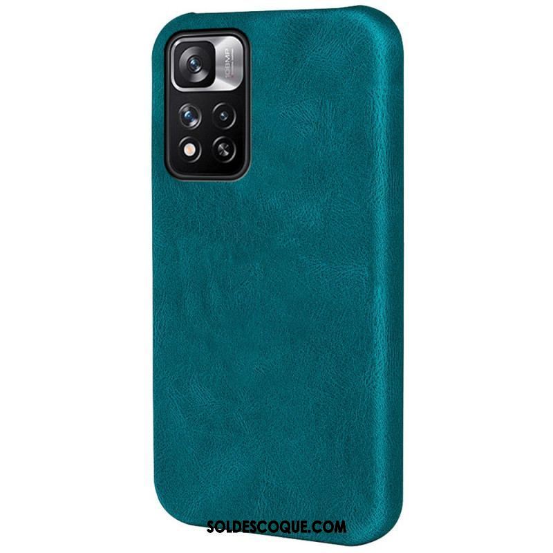 Coque Xiaomi Redmi Note 11 Pro Plus 5G Effet Cuir Design