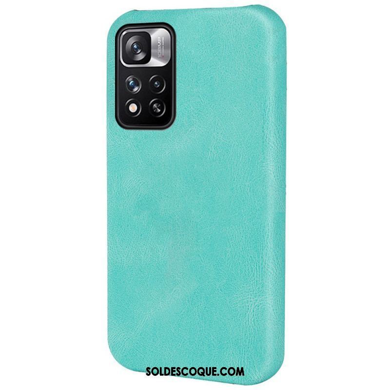 Coque Xiaomi Redmi Note 11 Pro Plus 5G Effet Cuir Design