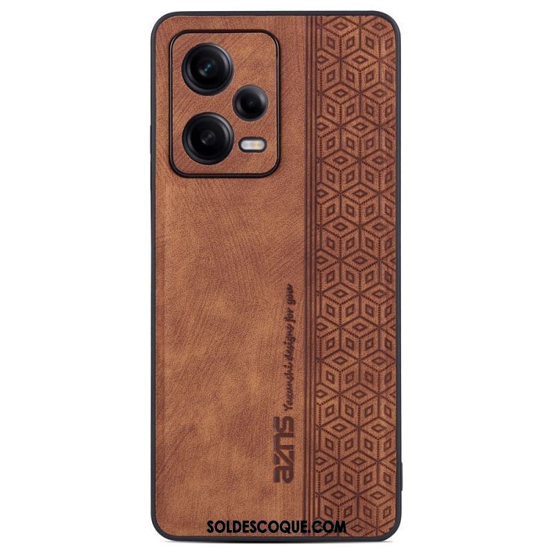 Coque Xiaomi Redmi Note 12 Pro Plus Effet Cuir AZNS