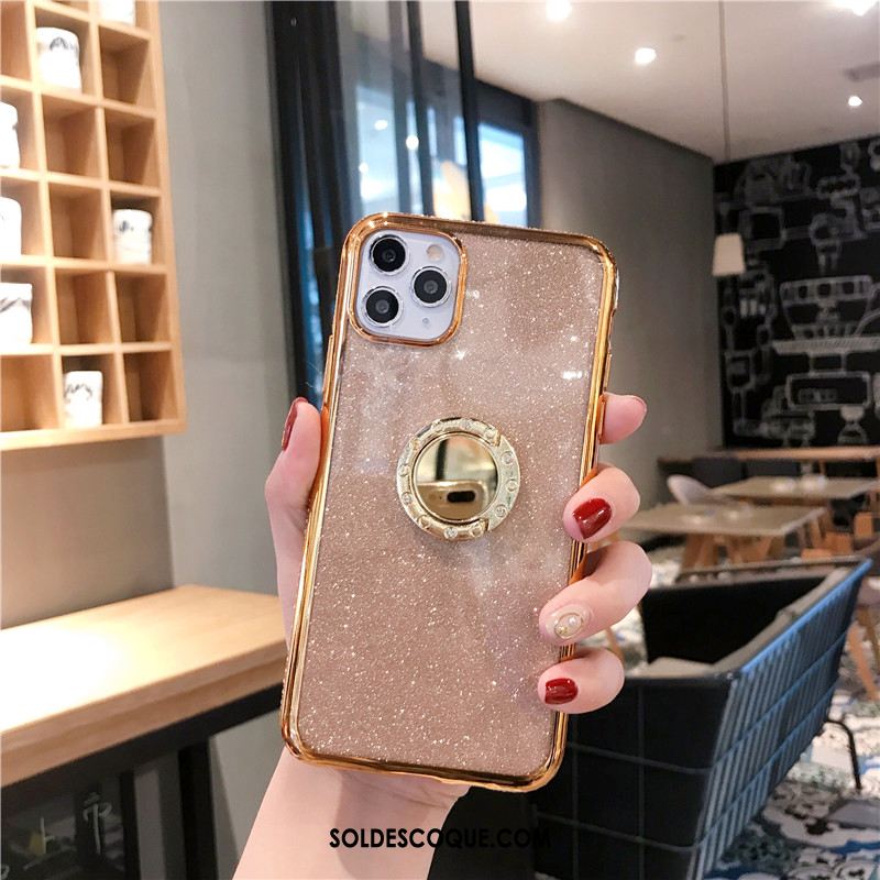 Coque iPhone 11 Pro Max Incassable Luxe Noir Rose Tout Compris Pas Cher