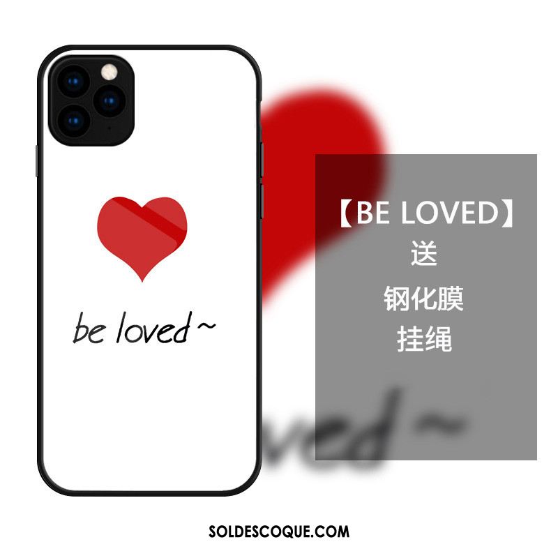 Coque iPhone 11 Pro Mode Simple Amoureux Tout Compris Blanc Pas Cher